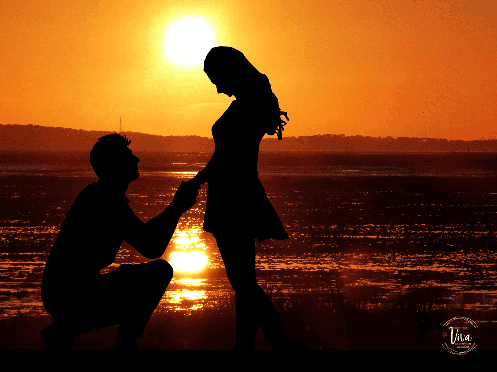 Proposal at the beach